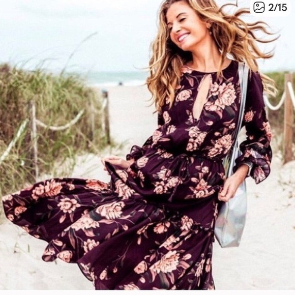 Johanna Ortiz X H&M Cottage core Floral Long Sleeve Dress - Picture 10 of 15